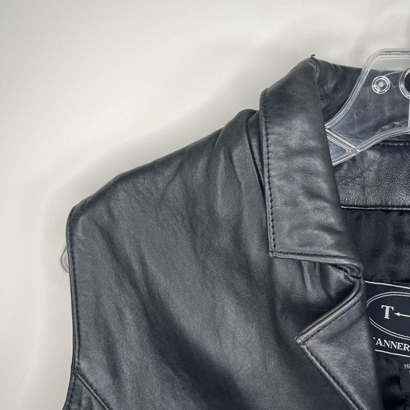 Tannery West woman’s Genuine Leather ZIP Front Vest Size XL fits like a Large - Picture 2 of 6